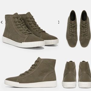 Vince. Wolfe hi top sneakers